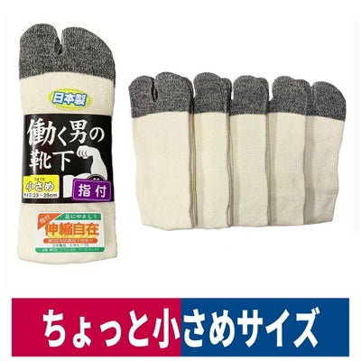 靴下股付働く男の靴下小さめサイズ5足組キナリハヤシWM705