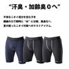 インナーニオイクリアパンツ消臭ショートタイツ前開きコーコスG-233