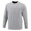 Tシャツ長袖ポケットあり吸汗速乾中国産業1401