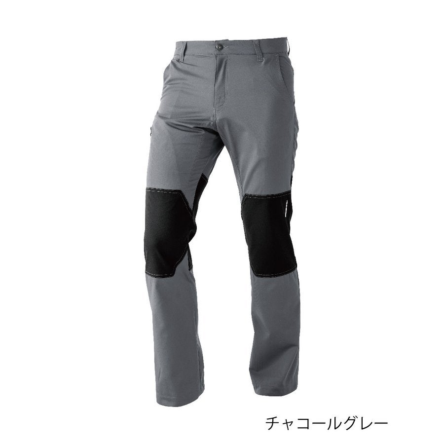 作業服アクティブパンツポリ100％ストレッチツートン撥水中国産業1965