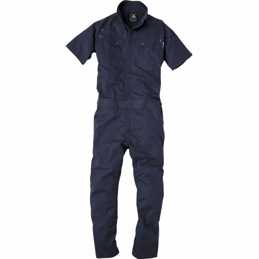 つなぎツナギ作業服半袖通気性コスパDIY中国産業2001