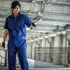 つなぎツナギ作業服半袖通気性コスパDIY中国産業2001