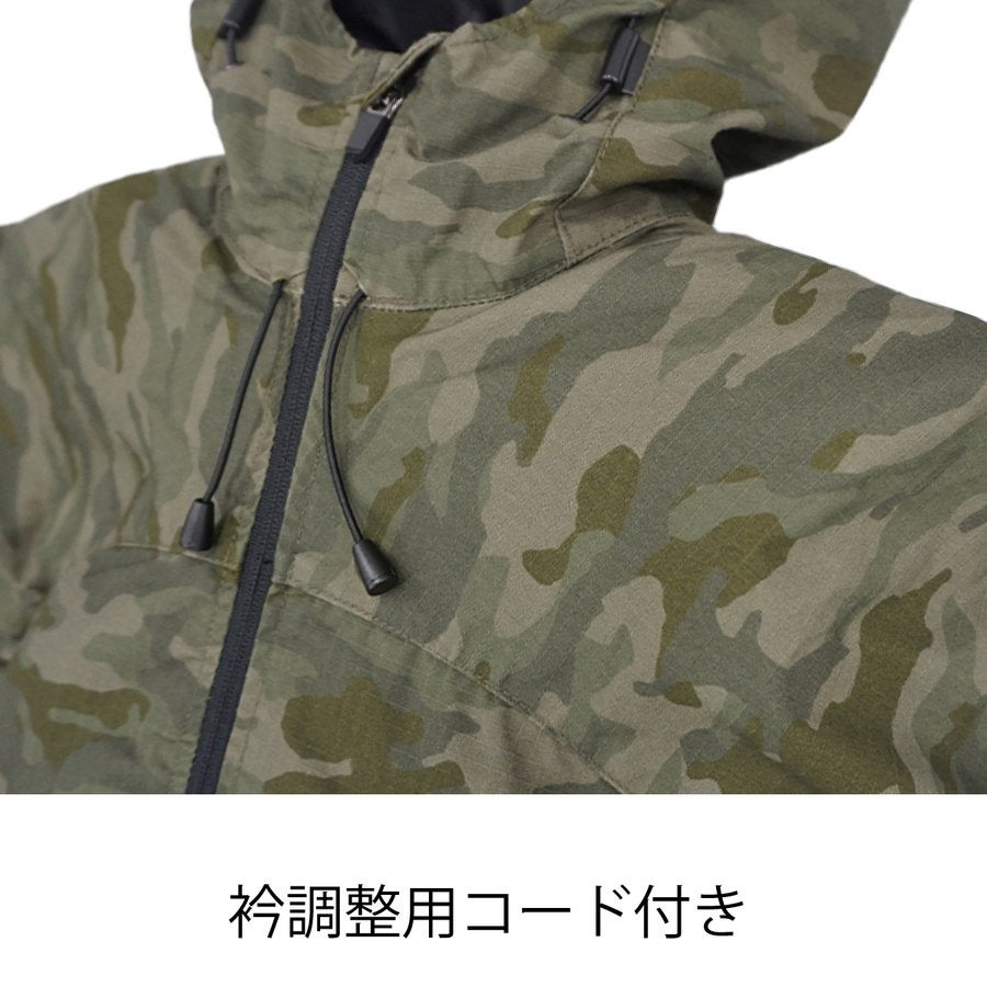 作業服迷彩フードジャケット限定モデルカモフラHOP-SCOT9477