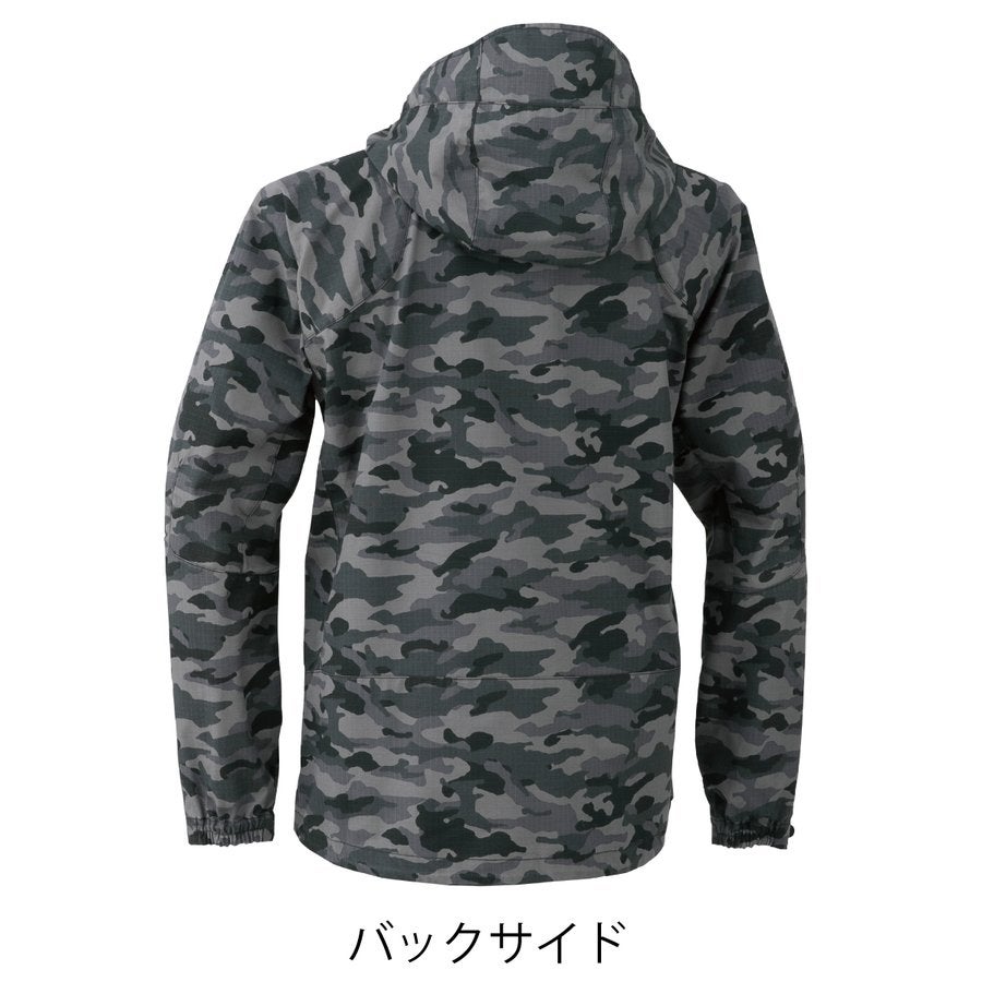 作業服迷彩フードパーカー限定モデルカモフラHOP-SCOT9478