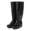 長靴耐油PVCロングレインブーツ日本製ブラック弘進ゴムザクタスZ-100