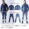作業服カーゴパンツデニムスリムワークBMCニードルズブリッツワークスC98W