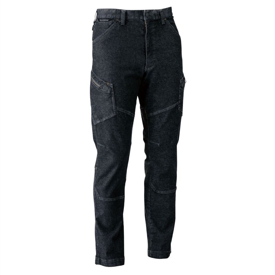 TSDESIGN作業服ストレッチデニムカーゴパンツ綿100％5114かっこいい
