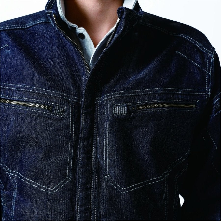 TSDESIGN作業服ストレッチデニムジャケット綿100％5116かっこいい