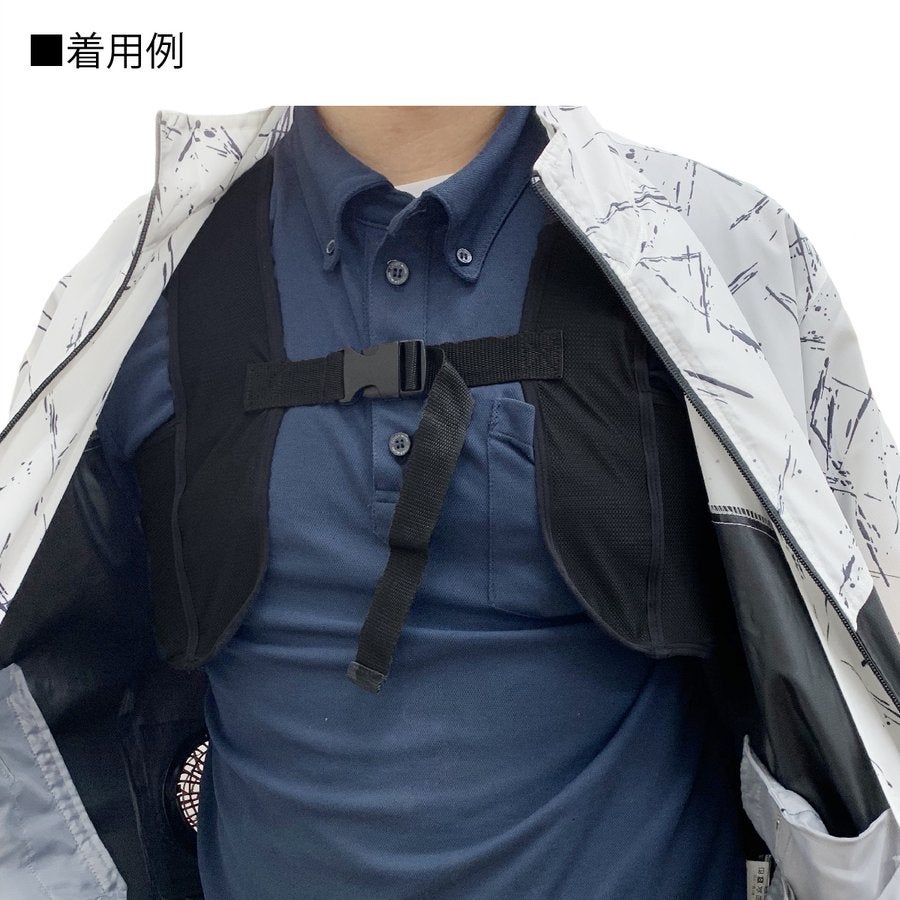 アイスベスト電動ファン付きウェア専用ベスト空調風神服メッシュ素材熱中症対策SUPERPRICE