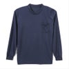 Tシャツポリエステル100％メンズ長袖ポケット付きSUPERPRICE