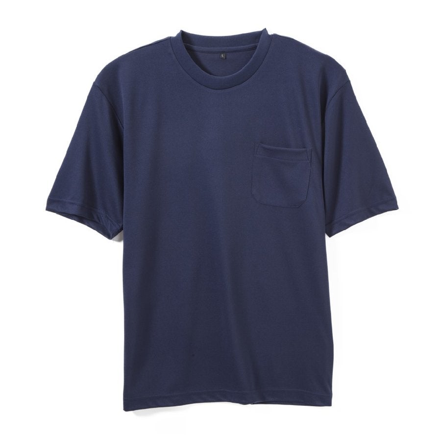 Tシャツポリエステル100％メンズ半袖ポケット付きSUPERPRICE