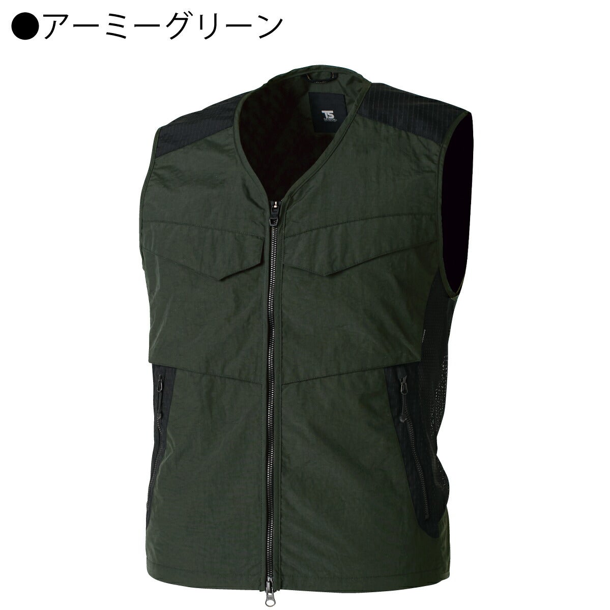 TSDESIGN作業着ワークベストTSDELTAナイロン補強メッシュ5438