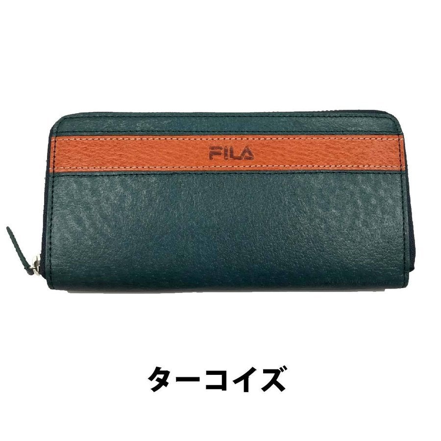長財布FILAフィラおしゃれWALLETラウンドファスナーレザーお買得ギフト61FL12
