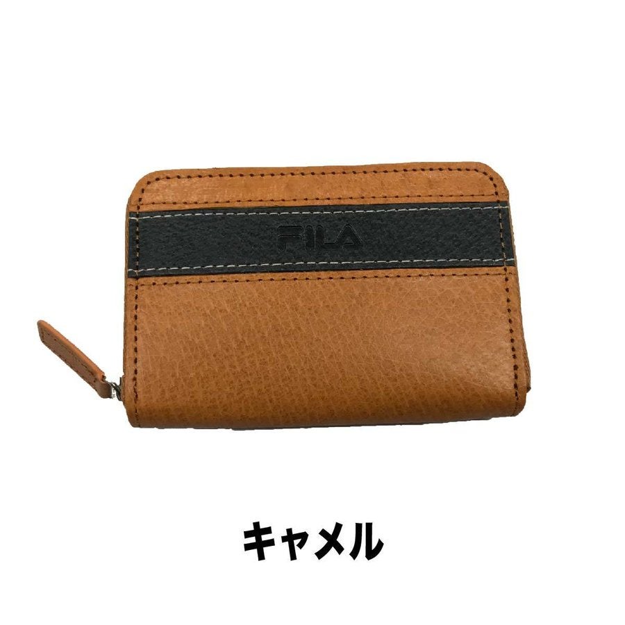 コインケース小銭入れFILAフィララウンドファスナーおしゃれレザーお買得ギフト61FL16