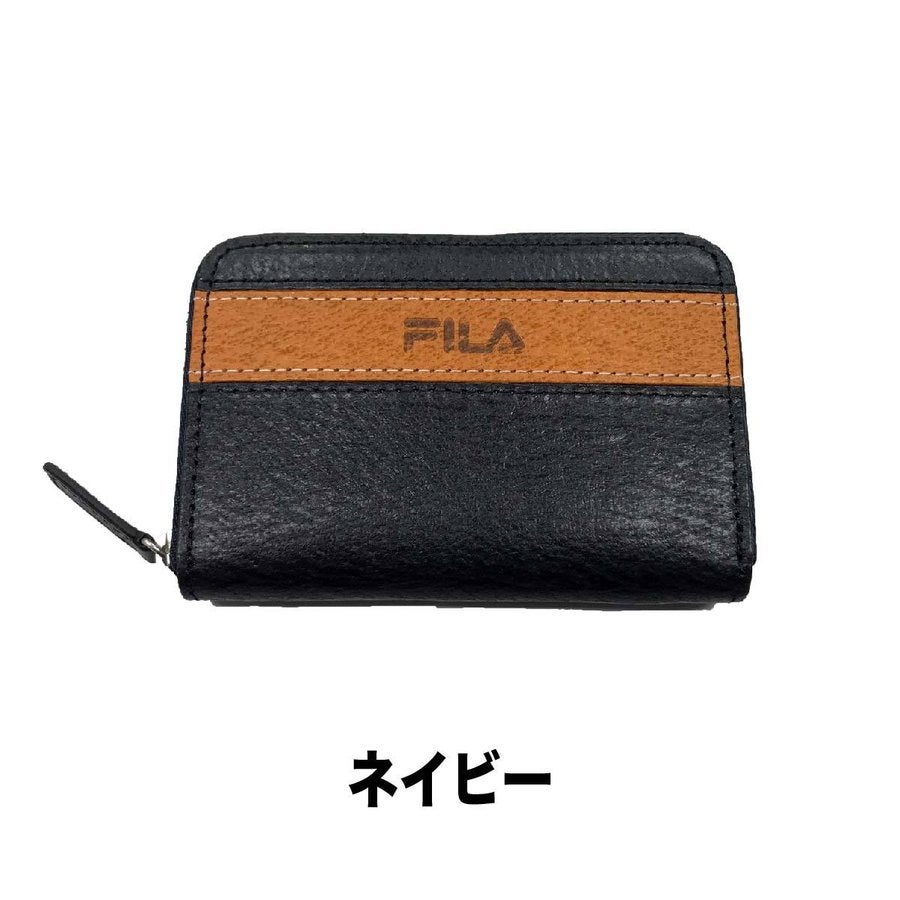 コインケース小銭入れFILAフィララウンドファスナーおしゃれレザーお買得ギフト61FL16