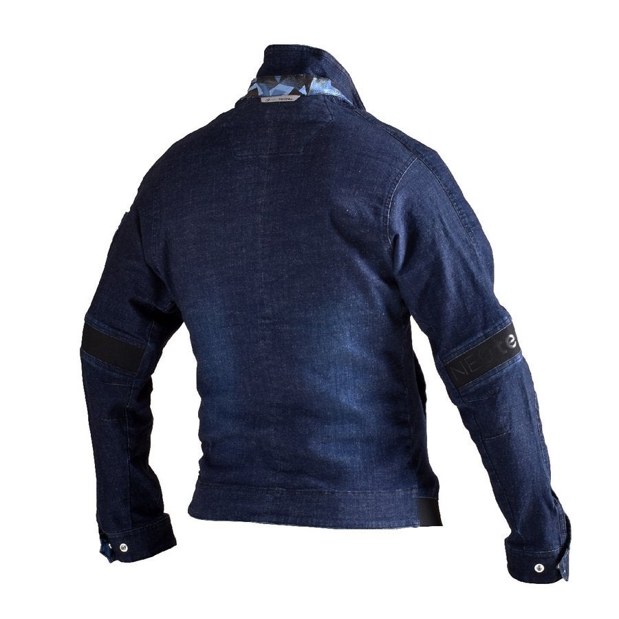 作業服デニムジャケットハイパーストレッチストレスフリーネオテライズ8010