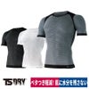 TSDRY半袖メッシュベタつき軽減ストレッチインナー8045