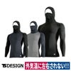 TSDESIGNロングスリーブフーディ吸汗速乾断熱反射UVカット消臭M/L/LL/3L80151