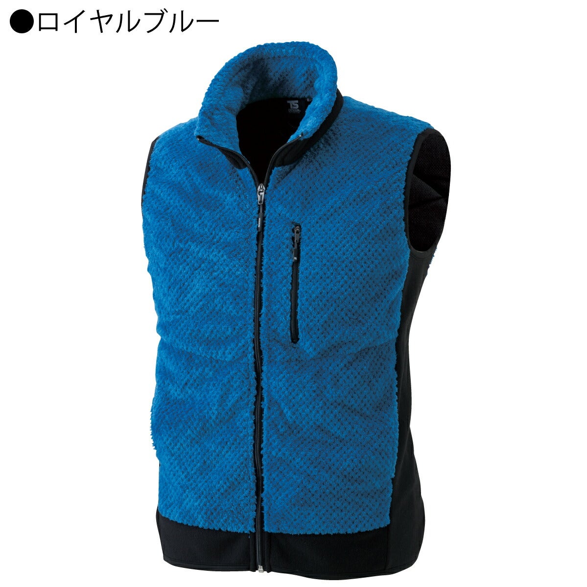 TSDESIGNマイクロファーベストアウター防寒ストレッチ透湿保温4238
