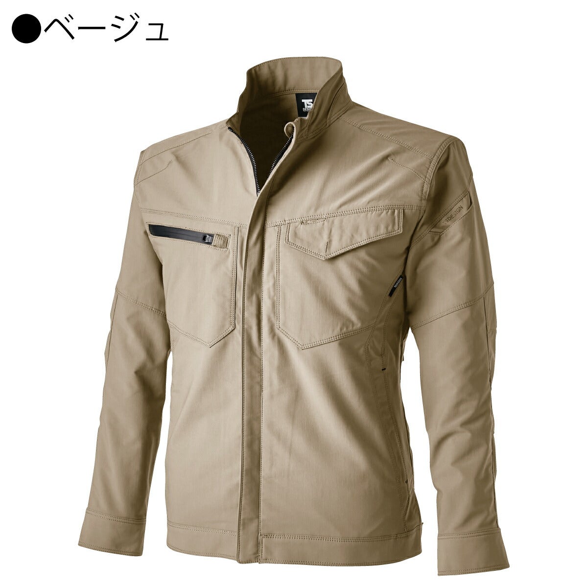 TSDESIGN作業着ジャケット軽量ストレッチUVカット細身シルエット4616
