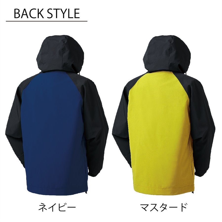 作業服アノラックパーカー超撥水キャンプアウトドア防風クロダルマ47300