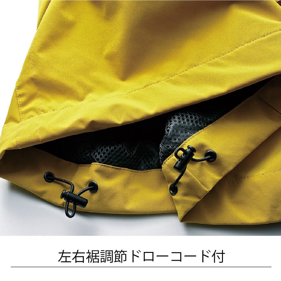 作業服アノラックパーカー超撥水キャンプアウトドア防風クロダルマ47300