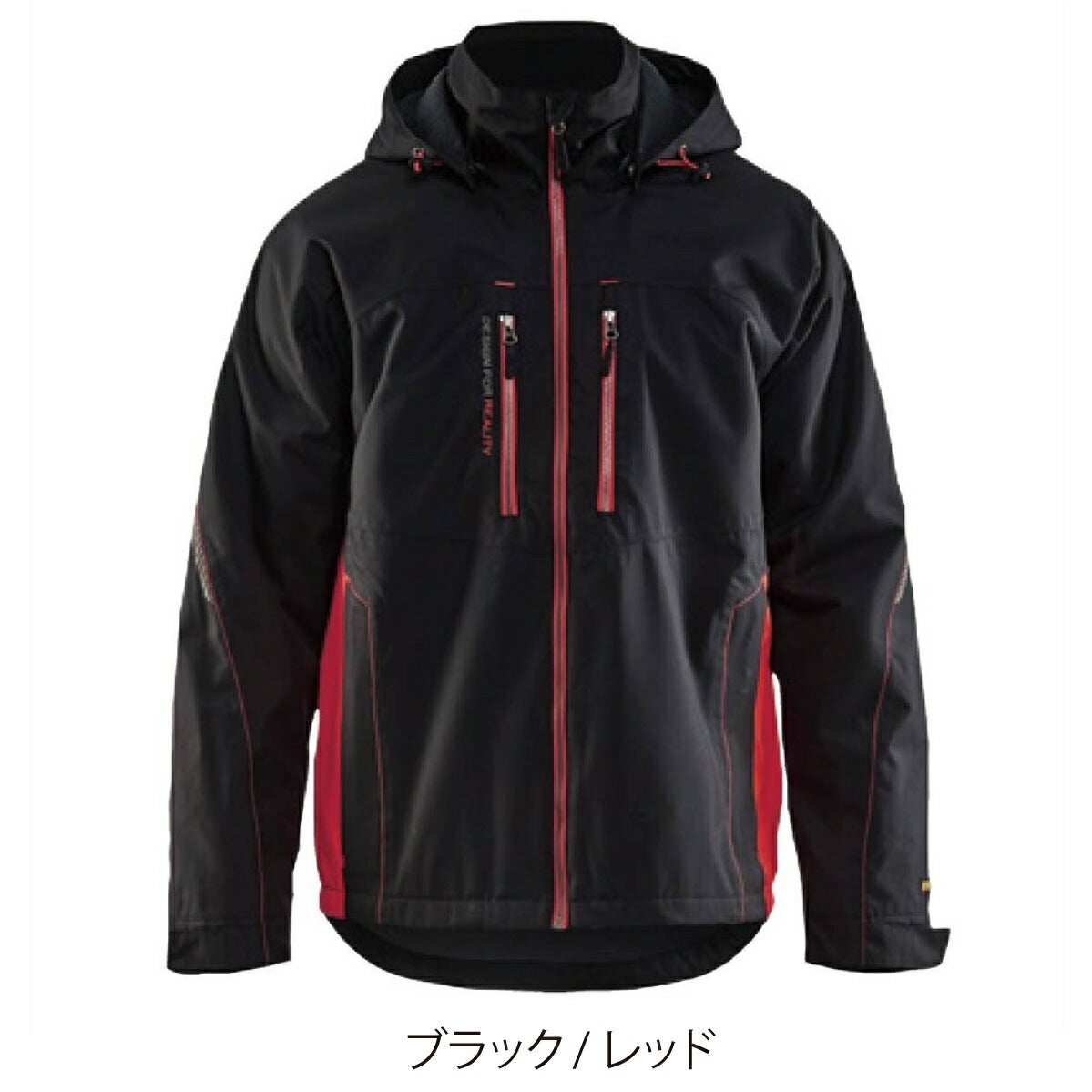 作業服防水防寒ジャケット透湿軽量ブラックラダー4890-1977北欧返品交換不可