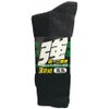 靴下先丸強絹二重底3足組シルク快適L黒福徳産業3204-3P