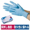 使い捨て手袋ニトリル極薄手袋100枚入り食品加工清掃介護粉なしS/M/L川西工業2041