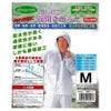ヤッケ使い捨て前開きウイルス災害塗装粉塵清掃農薬散布撥水M/L/2L/3Lホワイト#2247