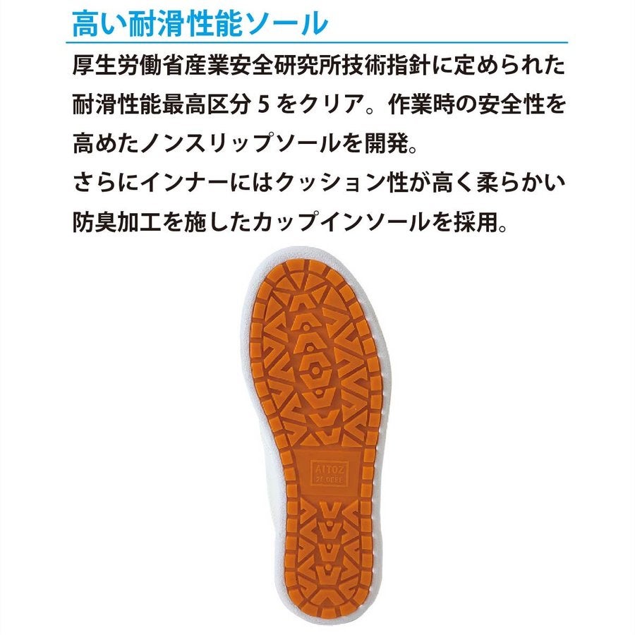 厨房靴キッチン耐滑コックシューズグリップマックス男女兼用耐油アイトスAZ-4440
