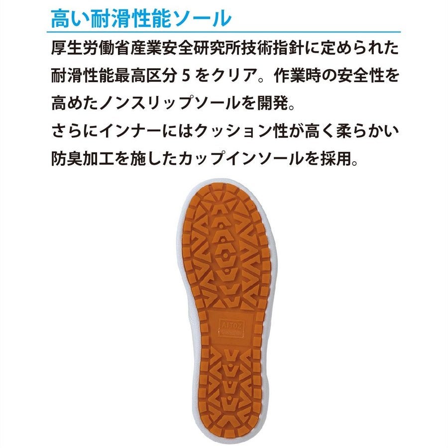 厨房靴キッチン耐滑コックシューズ樹脂先芯入りグリップマックス耐油アイトスAZ-4441