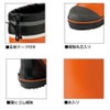 長靴安全ゴム長靴糸入り鋼製先芯反射材オレンジアイトスTULTEXAZ-4708