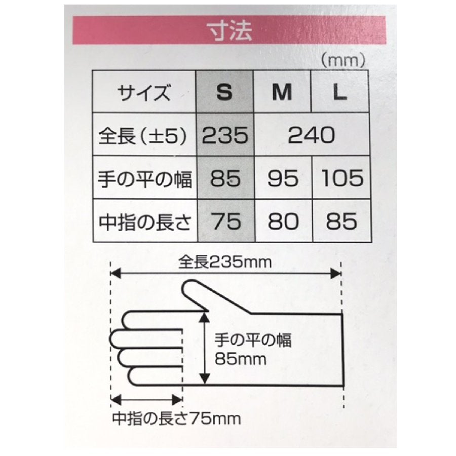 使い捨て手袋油・洗剤に強いビニール極薄手袋粉なし100P介護清掃S/M/L川西工業2023