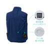 空調風神服電動ファン付ウェア服のみ新作ベスト熱中症サンエスKU92192
