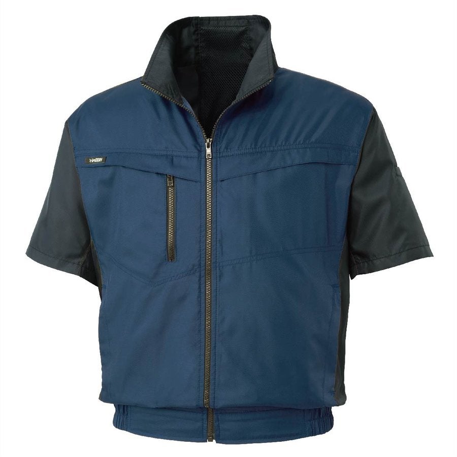空調服空調風神服服のみ新作半袖ブルゾン熱中症対策ポリ100%サンエスKU95950