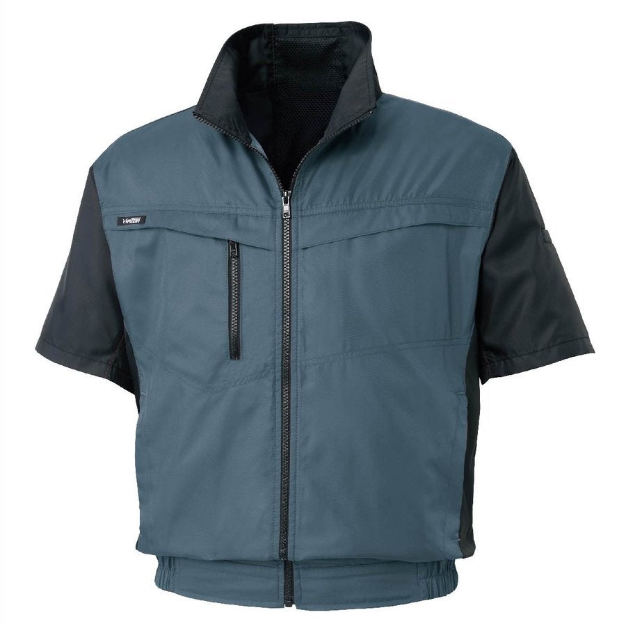 空調服空調風神服服のみ新作半袖ブルゾン熱中症対策ポリ100%サンエスKU95950