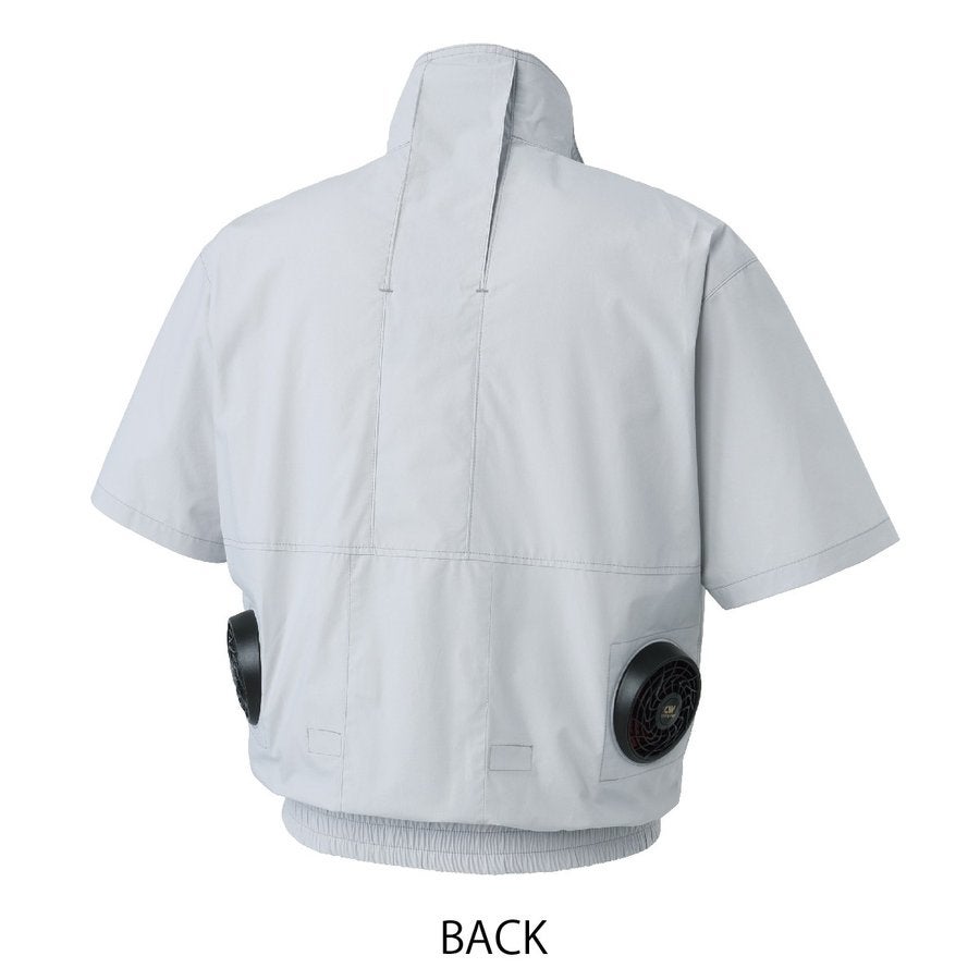 空調服空調風神服服のみ新作半袖ワークブルゾンスタイリッシュ熱中症対策綿100%サンエスKU91450