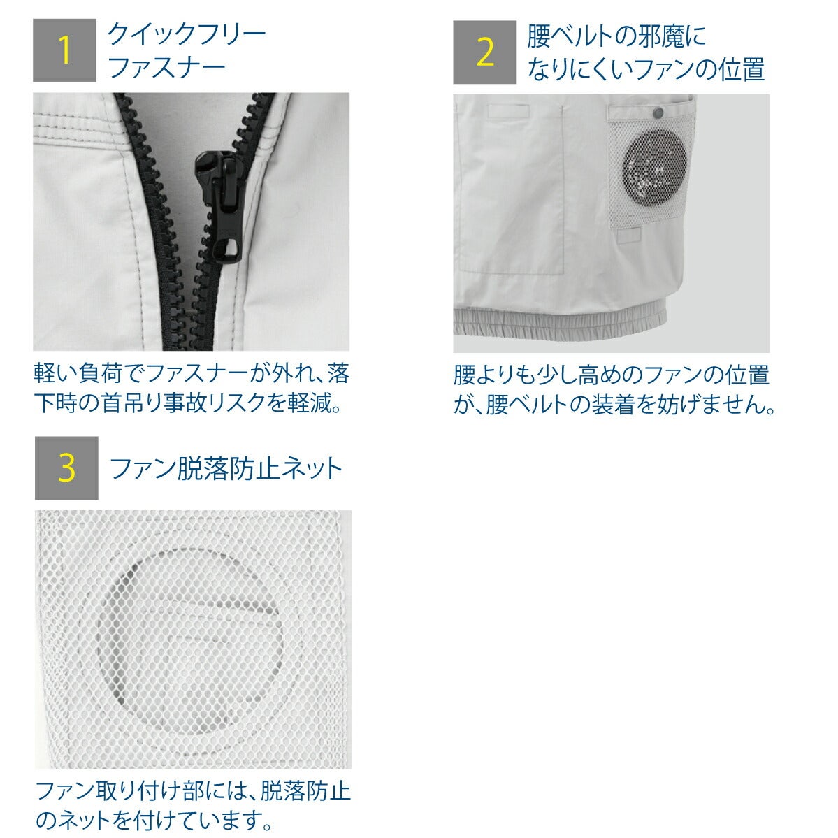 空調服空調風神服ハーネスベスト服のみファン別売新作熱中症対策サンエスKU91490G
