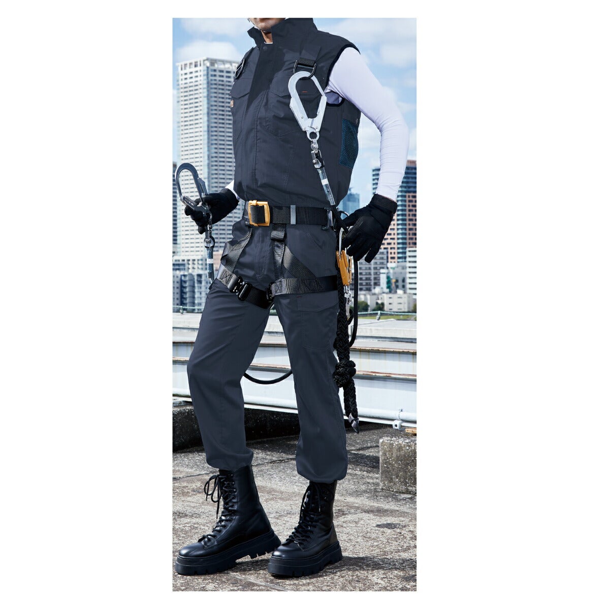 空調服空調風神服ハーネスベスト服のみファン別売新作熱中症対策サンエスKU91490G