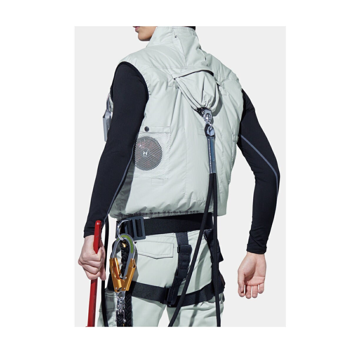 空調服空調風神服ハーネスベスト服のみファン別売新作熱中症対策サンエスKU91490G
