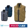 空調風神服電動ファン付ウェア服のみ新作ベスト熱中症ポリ100％サンエスKU92122