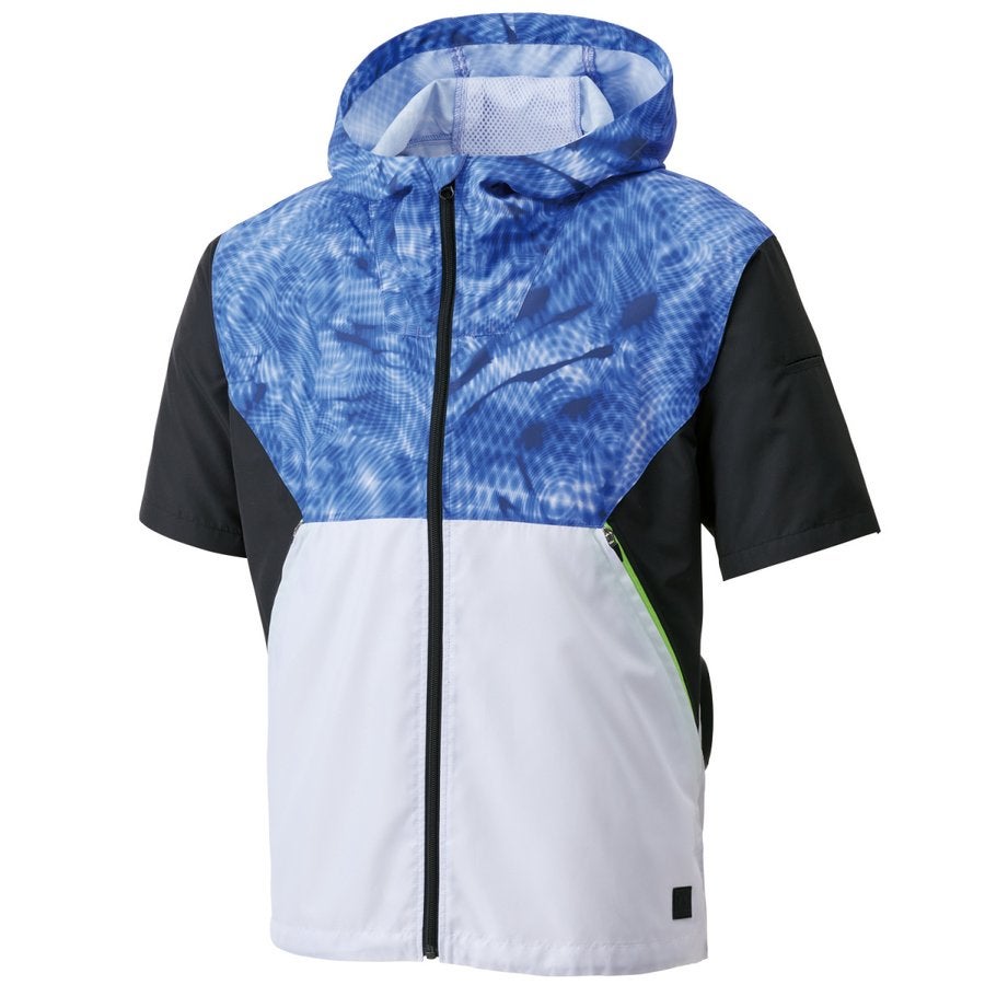 空調風神服電動ファン付ウェア服のみ新作半袖熱中症対策ポリ100％サンエスKU92150