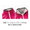 防風ハーフコートウィンドブレーカー反射撥水ストレッチニット裏フリースクロダルマ54209