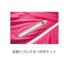 防風ハーフコートウィンドブレーカー反射撥水ストレッチニット裏フリースクロダルマ54209