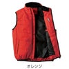 作業服防寒ベスト撥水フリース防風保温クロダルマ54210