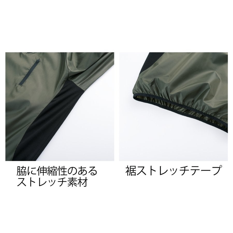 ヤッケVヤッケ防風防汚撥水塗装DIYレジャーラグラン袖クロダルマ471119
