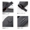防寒つなぎツナギ軽量撥水防風裏起毛中綿クロダルマ54187