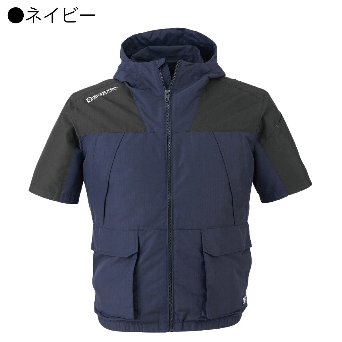 空調風神服電動ファン付ウェア服のみ半袖新作フード熱中症対策コーコスG-1910