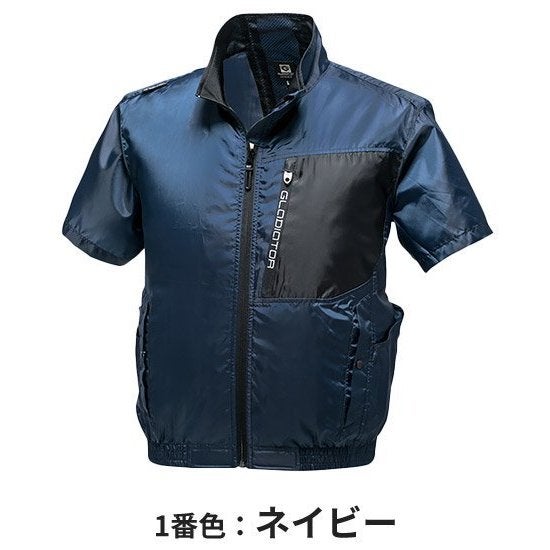 空調風神服電動ファン付ウェア服のみ半袖新作熱中症対策コーコスG-6210